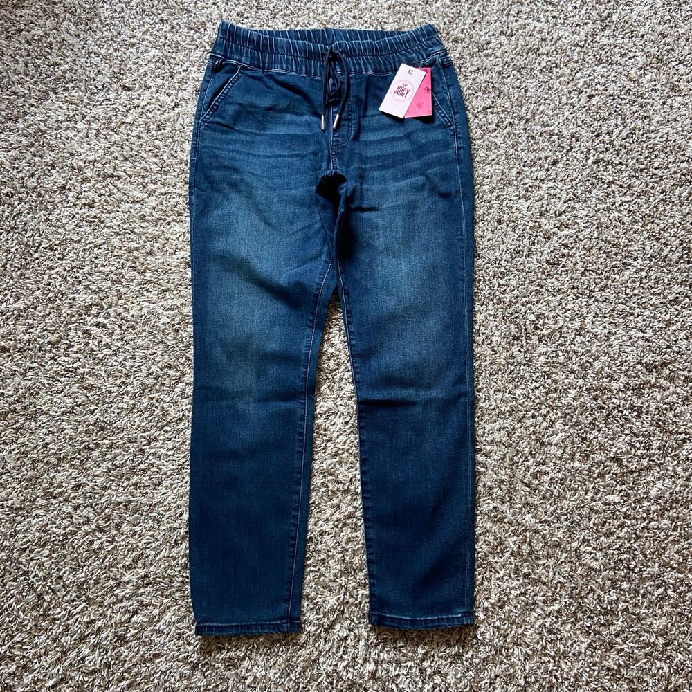Juicy by Juicy Couture Hollywood Easy Skinny Jean Sz 2 Dark Wash Denim Stretch